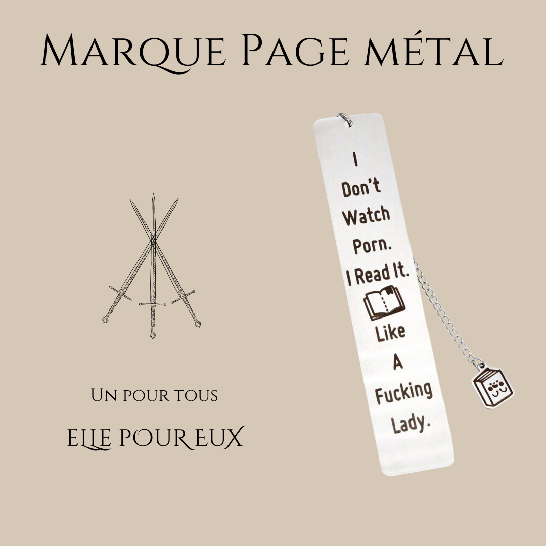 Marque page métallique