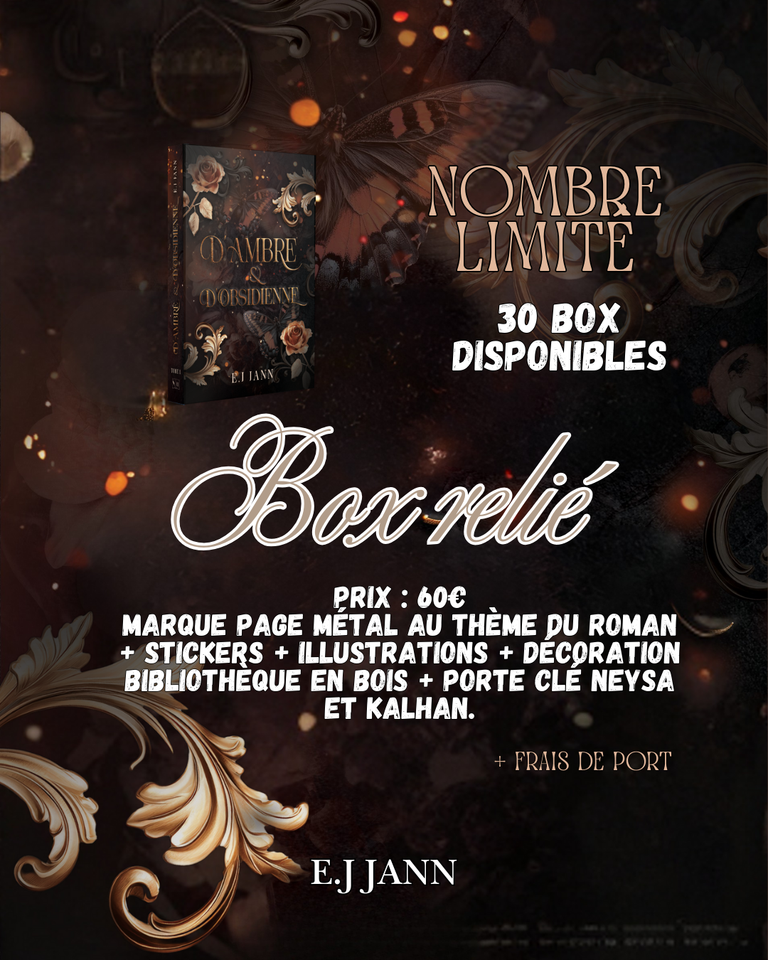 Box : Relié collector D'Ambre & D'Obsidienne